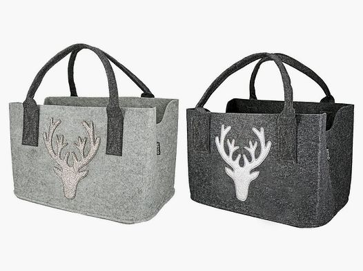 Gilde Filz Tasche Hirsch Glitter
