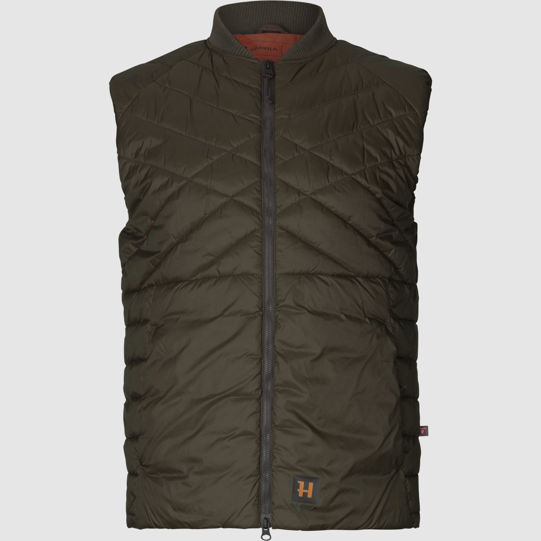 Logmar Insulated packable waistcoat Willow Green 58