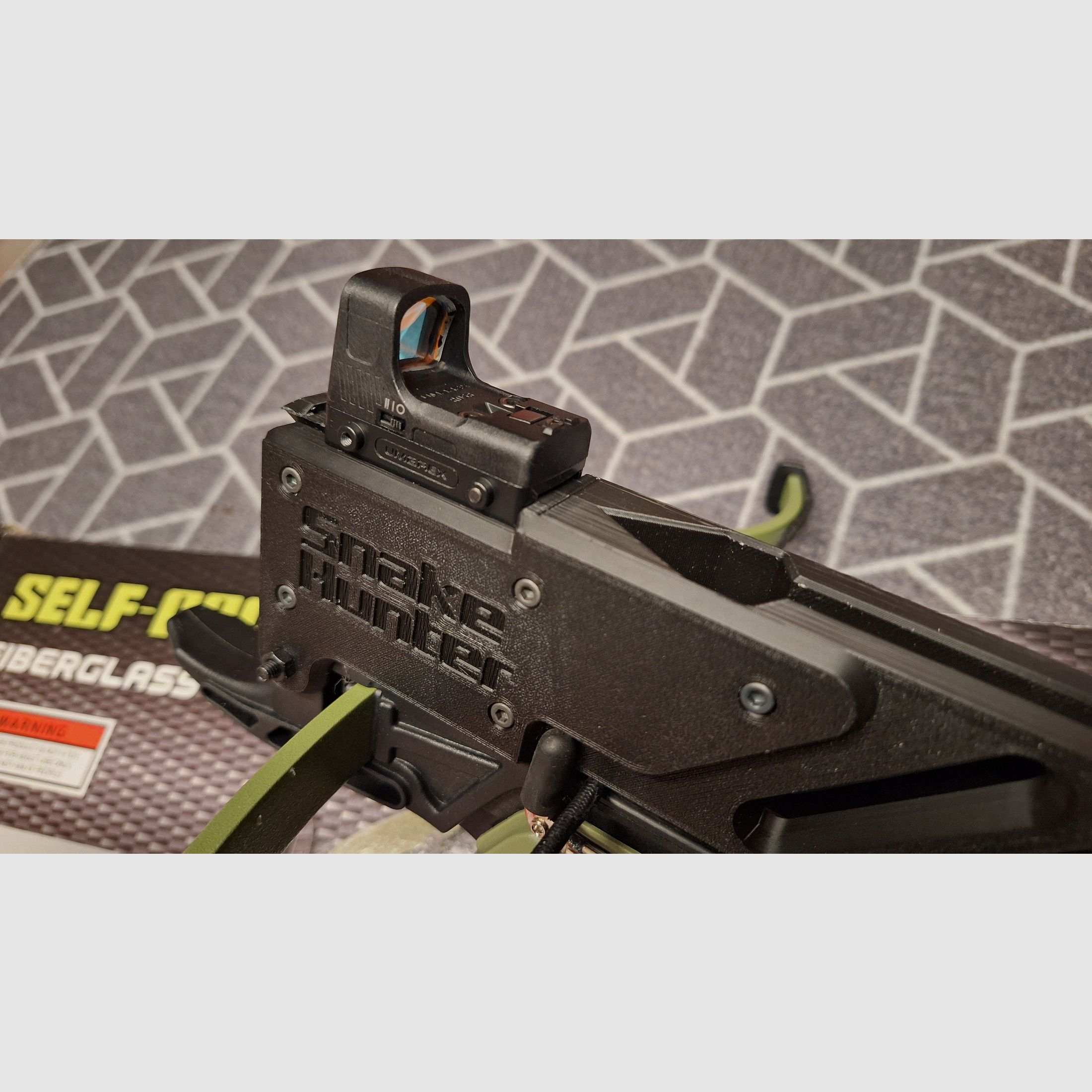 Pistola de ballesta "Snake Hunter" 7 disparos cargador/punto rojo/bolsa-NUEVO!