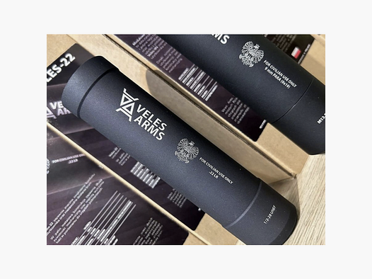 VELES - TŁUMIK KAL. 22LR 1/2X20