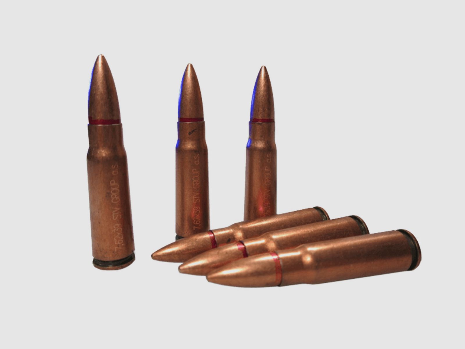 STV PRC Superávit 7,62x39 VM 8,0g acero blando casquillo 1000 piezas