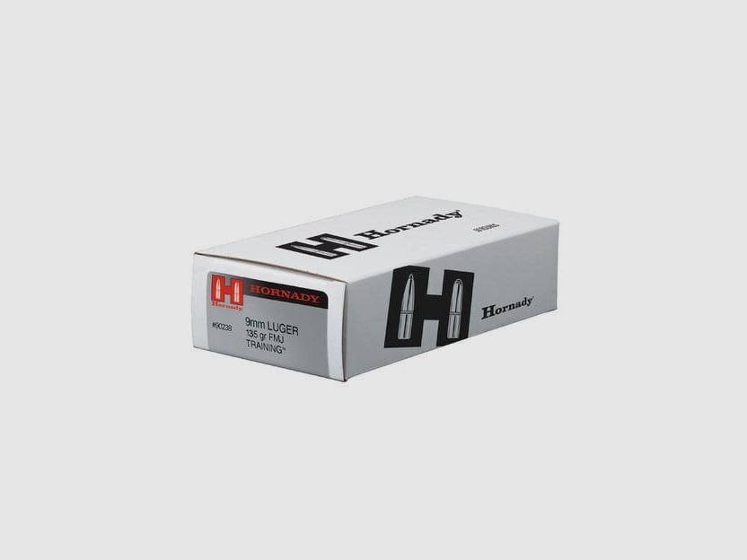 Hornady 9 mm Luger FMJ Training 135 gr. - 50 Stk.