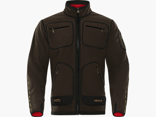 Härkila Kamko Polaire réversible Marron/Rouge