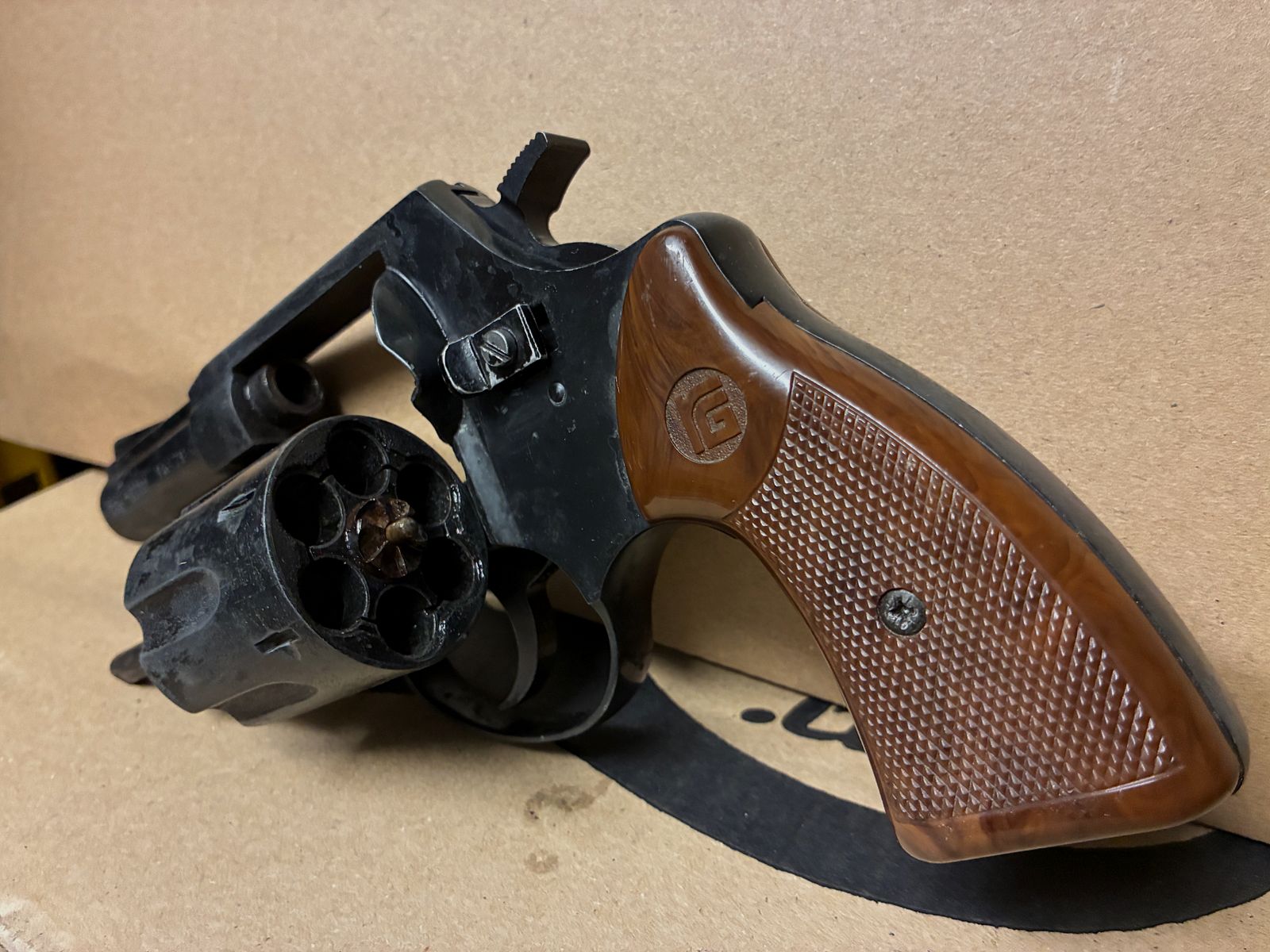 Röhm RG 79 9mm blank cartridge blank firing gas revolver gas pistol W. Germany PTB 341