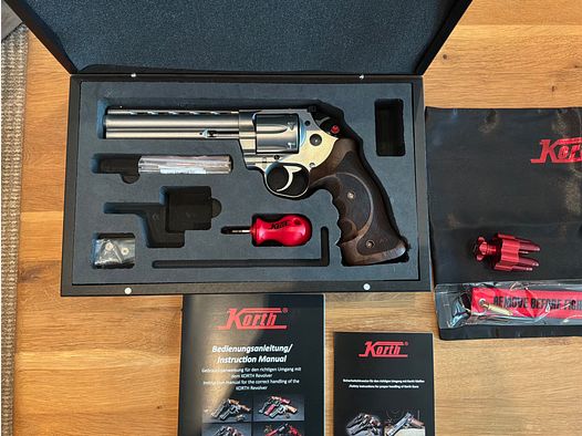 KORTH Revolver Classic Kaliber .357 Mag 6 Zoll silber