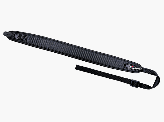 Gewehrriemen – Leder/Carbon mit Schnellverschluss