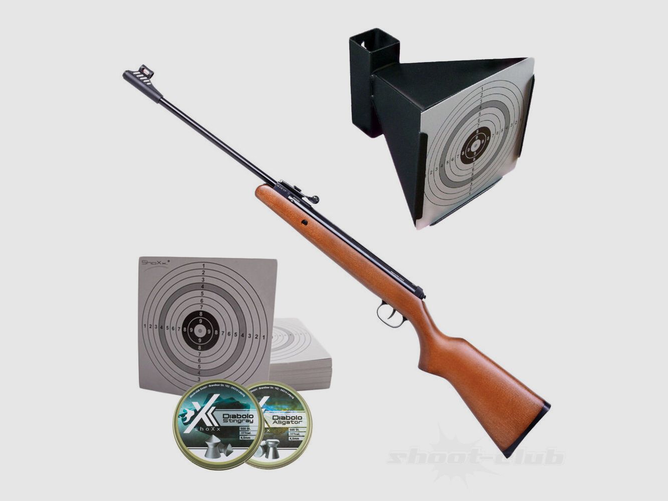 Diana Two-Forty LG 4,5mm Diabolos TrichterKF 100 ZS 2xDiabolos