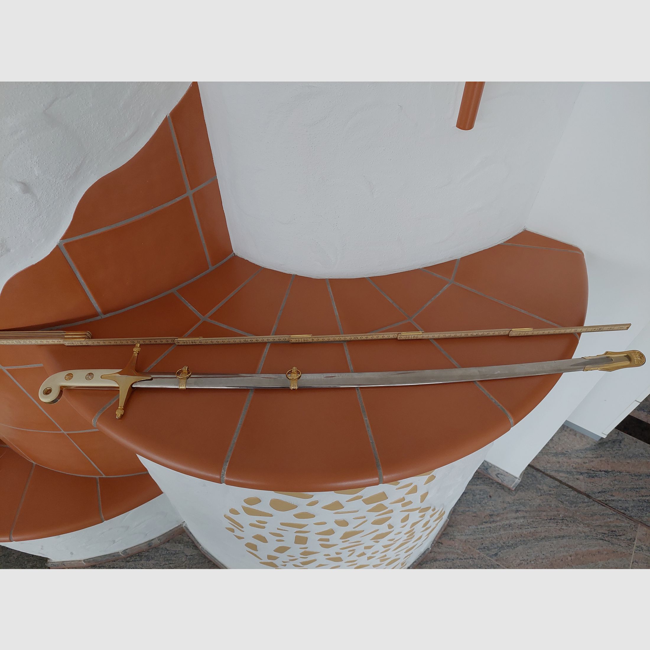 WKC saber / foil, USA, 24 karat gold-plated, price negotiable