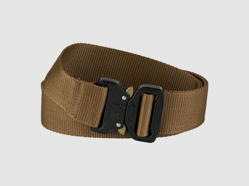 Taktischer Schnellgürtel DP256 COYOTE (Beige) bis 125cm / Breit 4cm - Gürtel mit Schnellverschluss