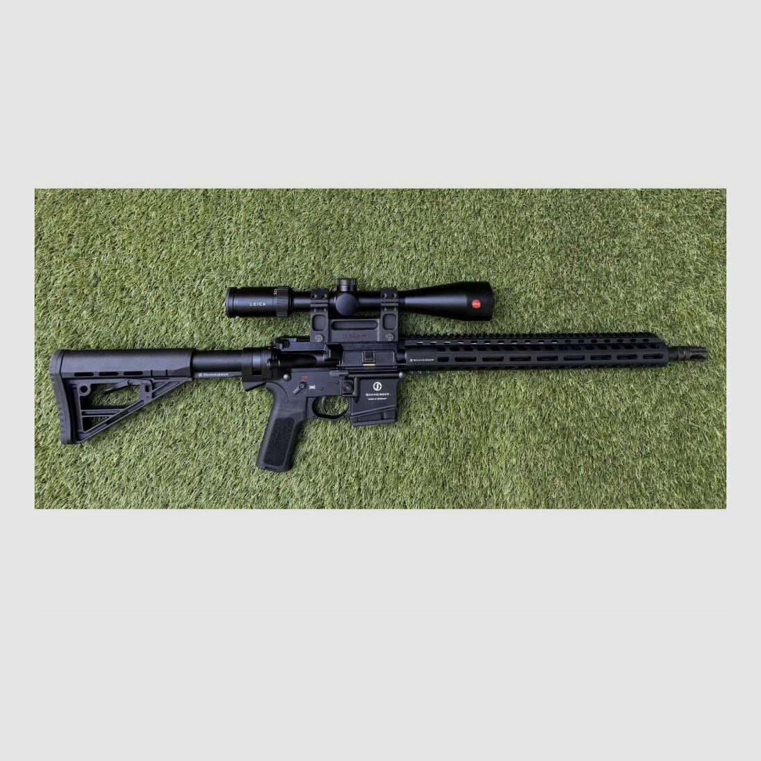 Schmeisser AR15 Paket mit Leica Amplus 2,5-15x50 .223Rem
