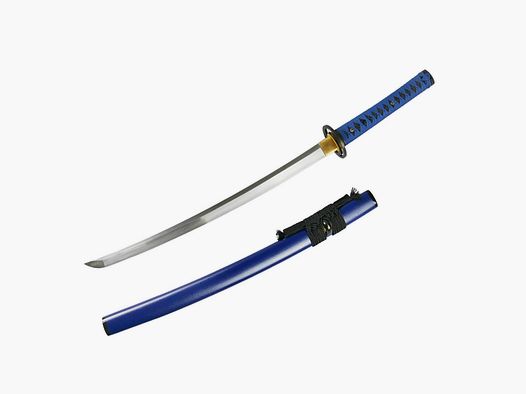 Samuraischwert Wakizashi Aoi Domoe scharf Federstahl Klinge