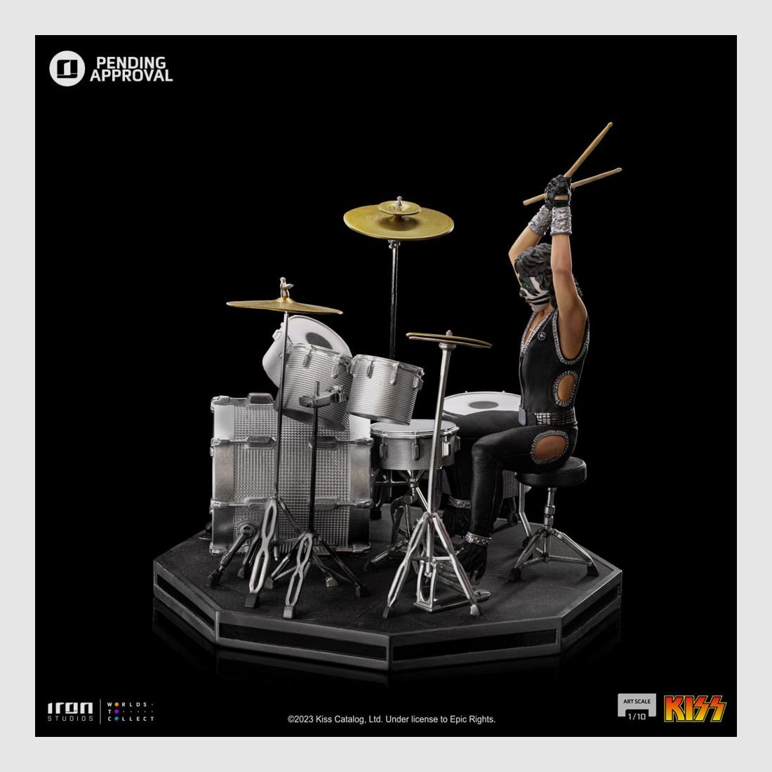 Kiss Art Scale 1/10 Peter Criss Limited Edtition 22 cm | 43435