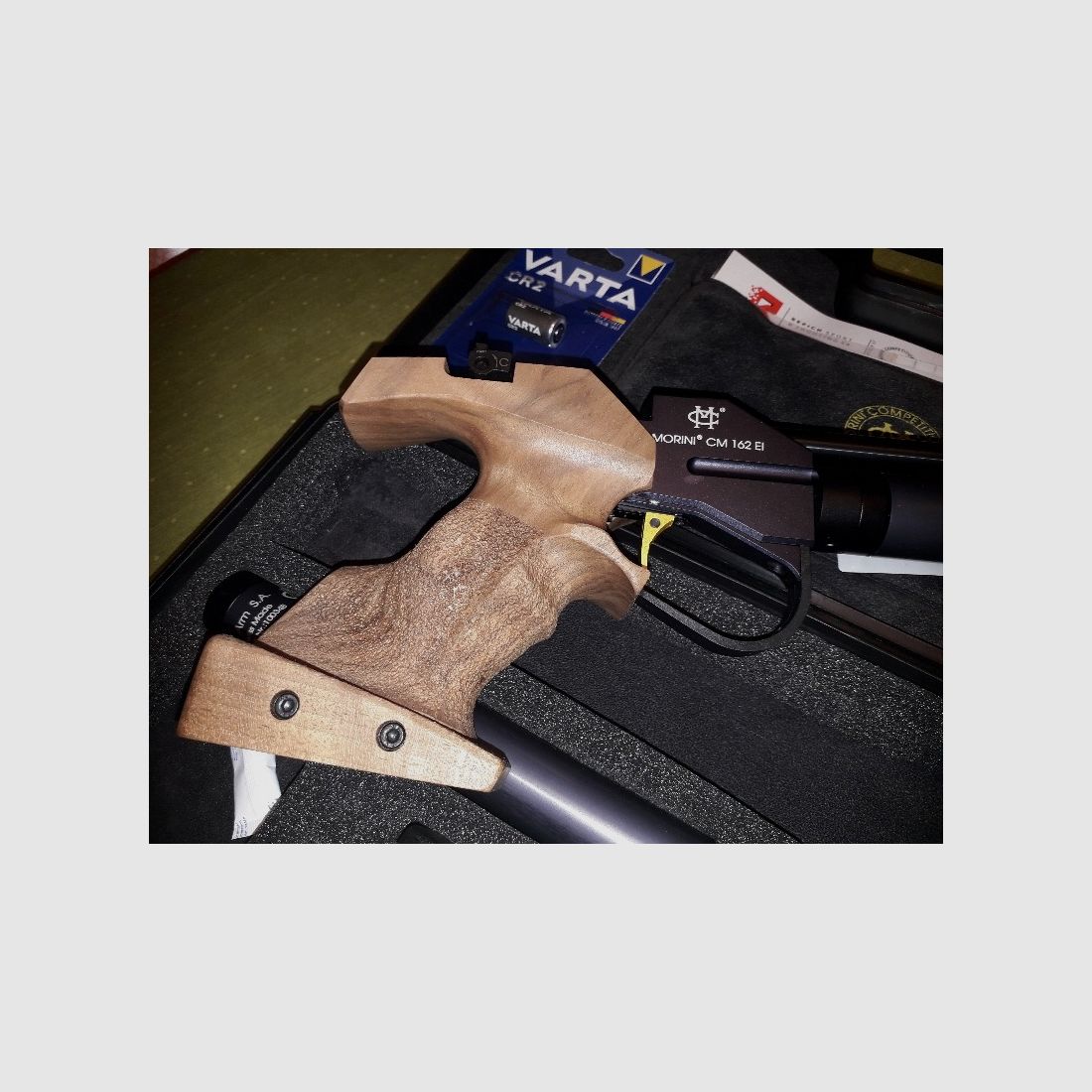 Morini LP CM 162 EI - Titan mit elektronischem Abzug und 2 Kartuschen - NEU - 