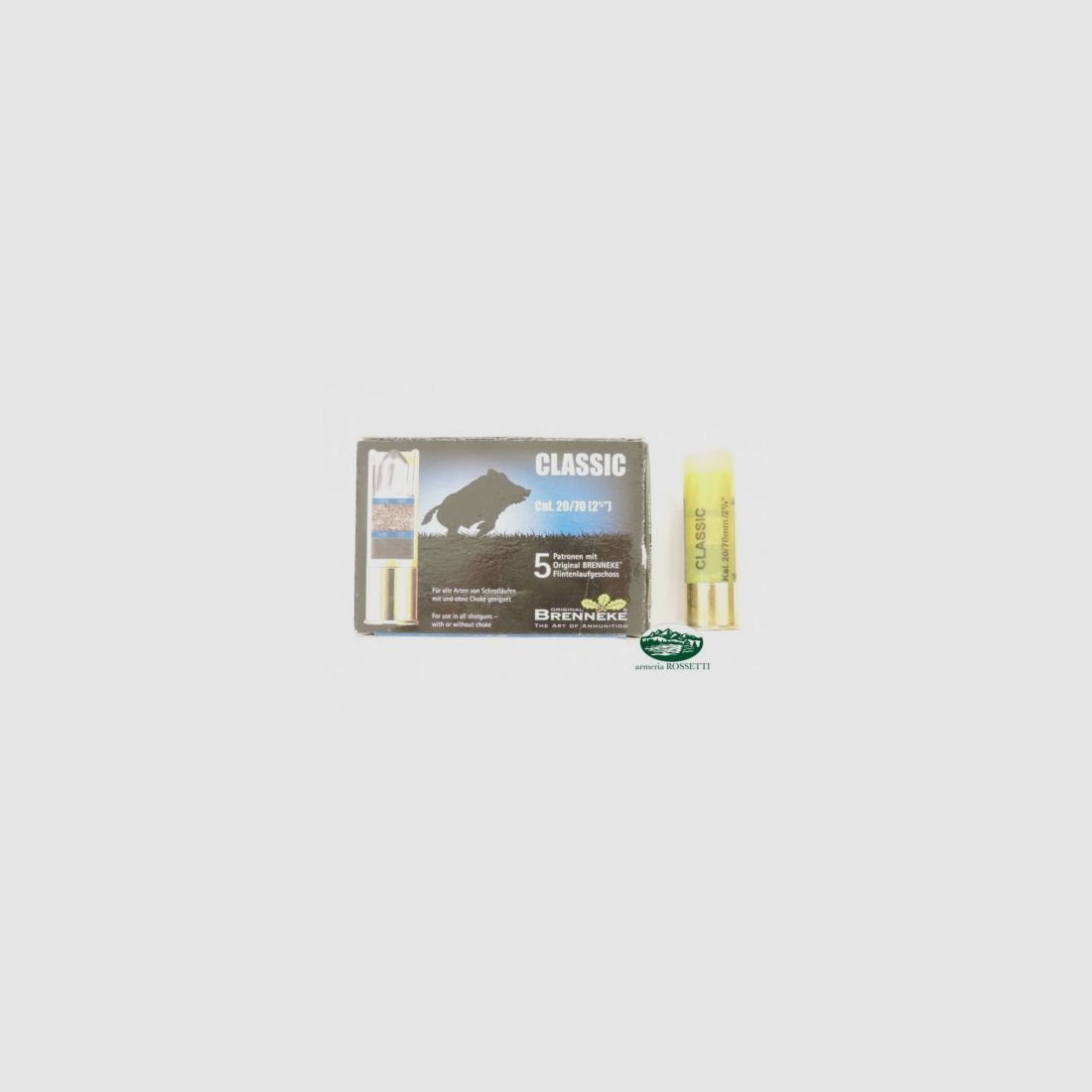 BRENNEKE CLASSIC Patronen mit Geschossen Kal.20 - 24gr