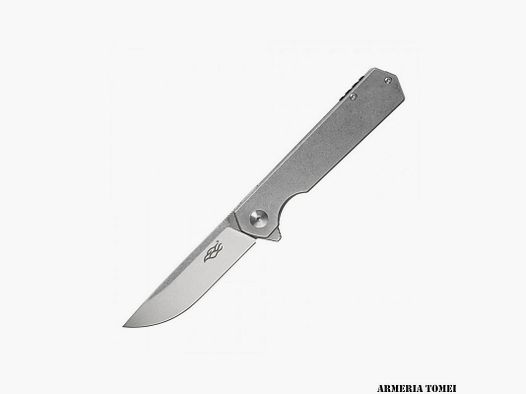 GANZO – FOLDING KNIFE STEEL HANDLE STONE WASHED BLADE