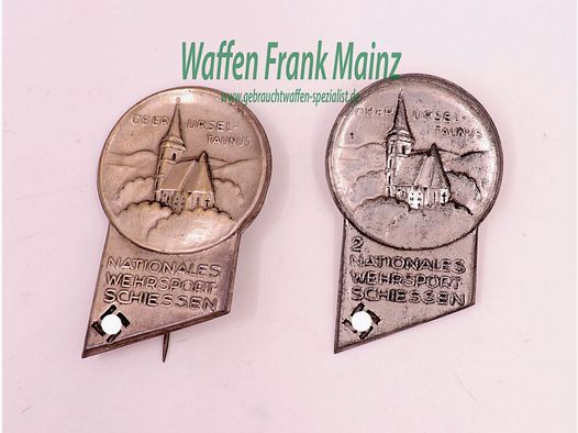 German Various Military Sports Badges NSKK as a Set of 2 Pieces