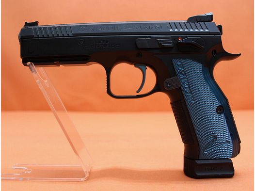 CZUB Ha.Pistole 9mmLuger CZUB SHADOW2 Black Poly SA-Abzug/Fiber-Leuchtkorn/3 Magazine (9mmPara/9x19)CZ75