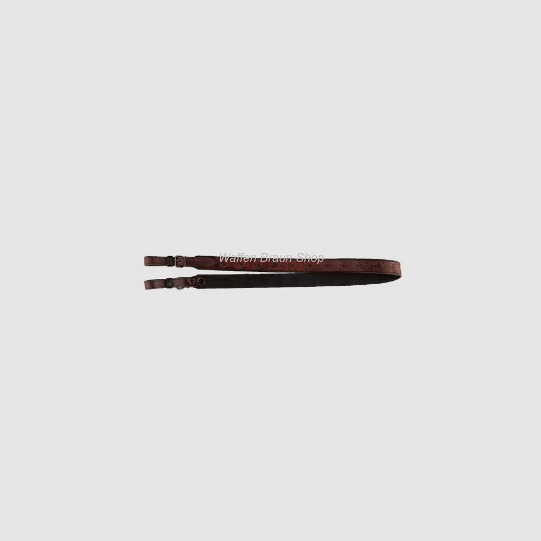 Fritzmann rifle slings made of strong leather, 30 mm wide
