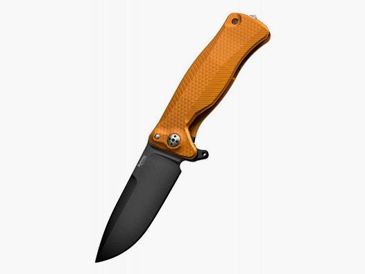 Lionsteel SR-11 Aluminium Taschenmesser orange, schwarz