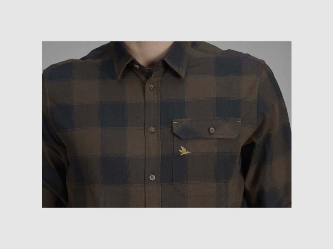 Seeland Herren Hemd Highseat Hunter brown