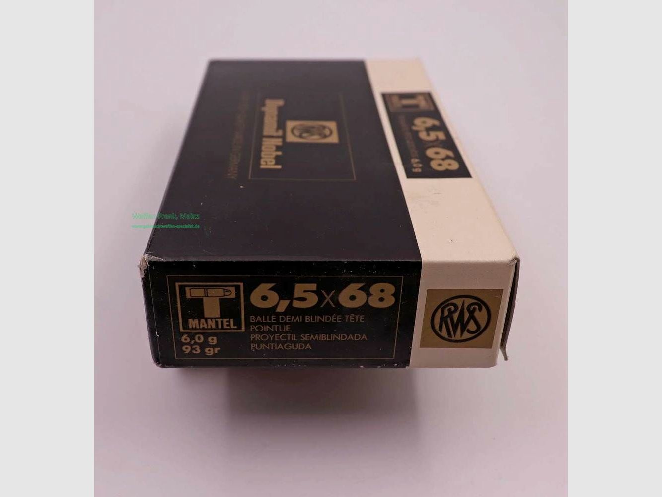 RWS (WZd.Fa.Rottweil) cartucce per fucile 6,5x68