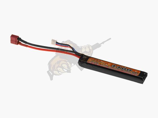LiPo 7.4V 1100mAh 20C Stock Tube Type T-Plug - VB Power