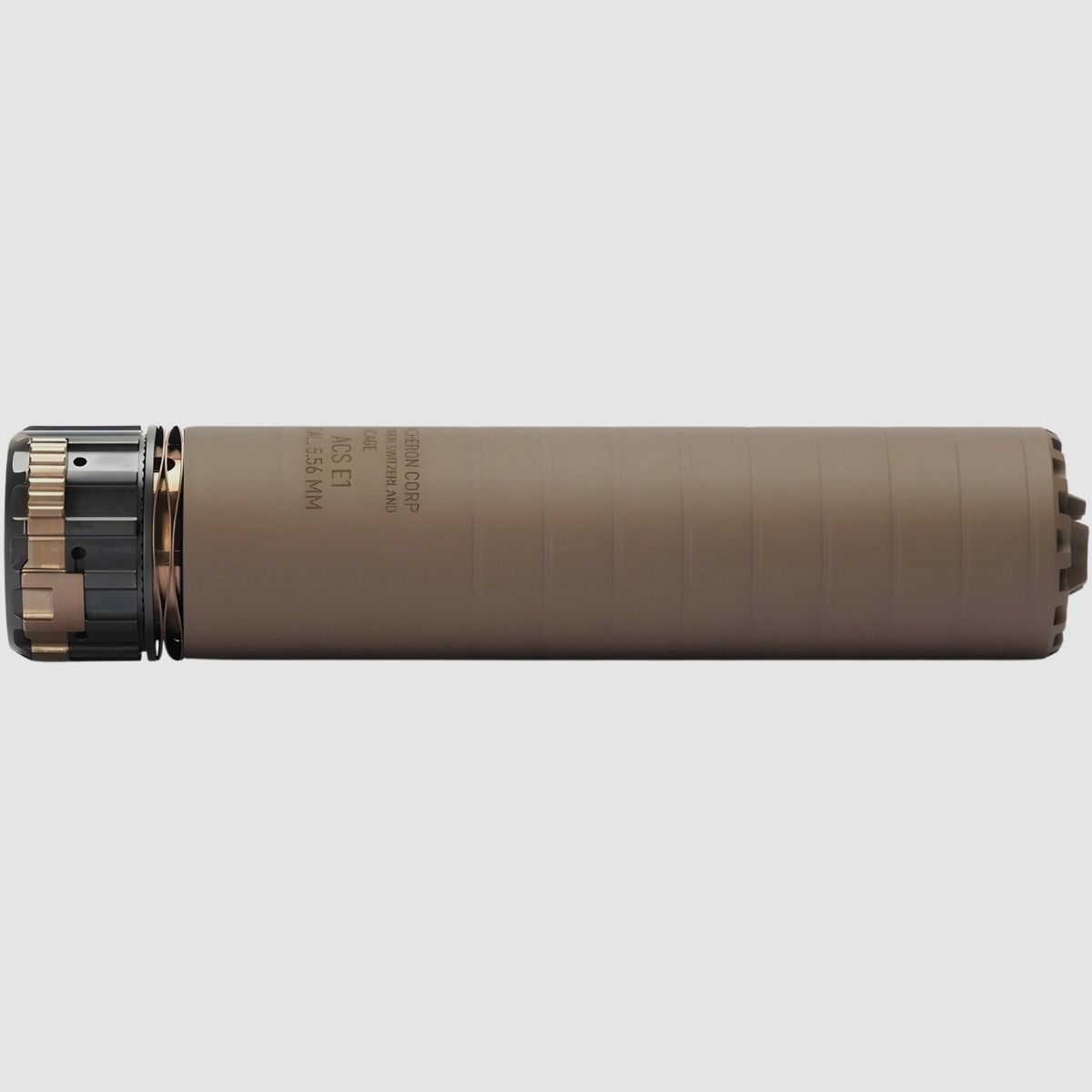 Acheron Corp. - ACS E1 Birdcage QD - .223Rem - FDE - 110-026-060-F, image 1 of 2