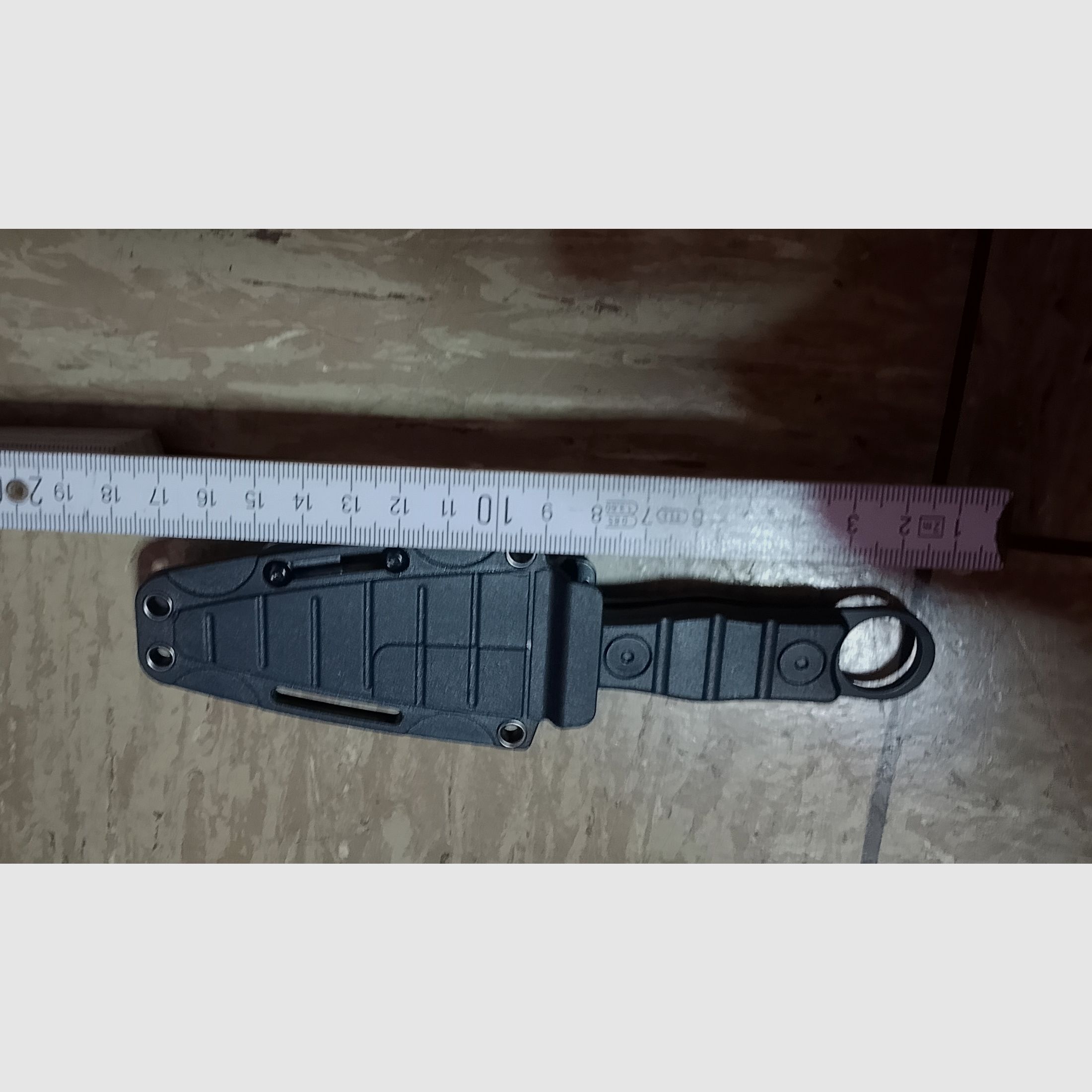 Outdoor Tactical Knife Messer Survival stabiles Edelstahl Messer Camping klettern schwarz mit Messerscheide neuwertig aus Sammlung  /3