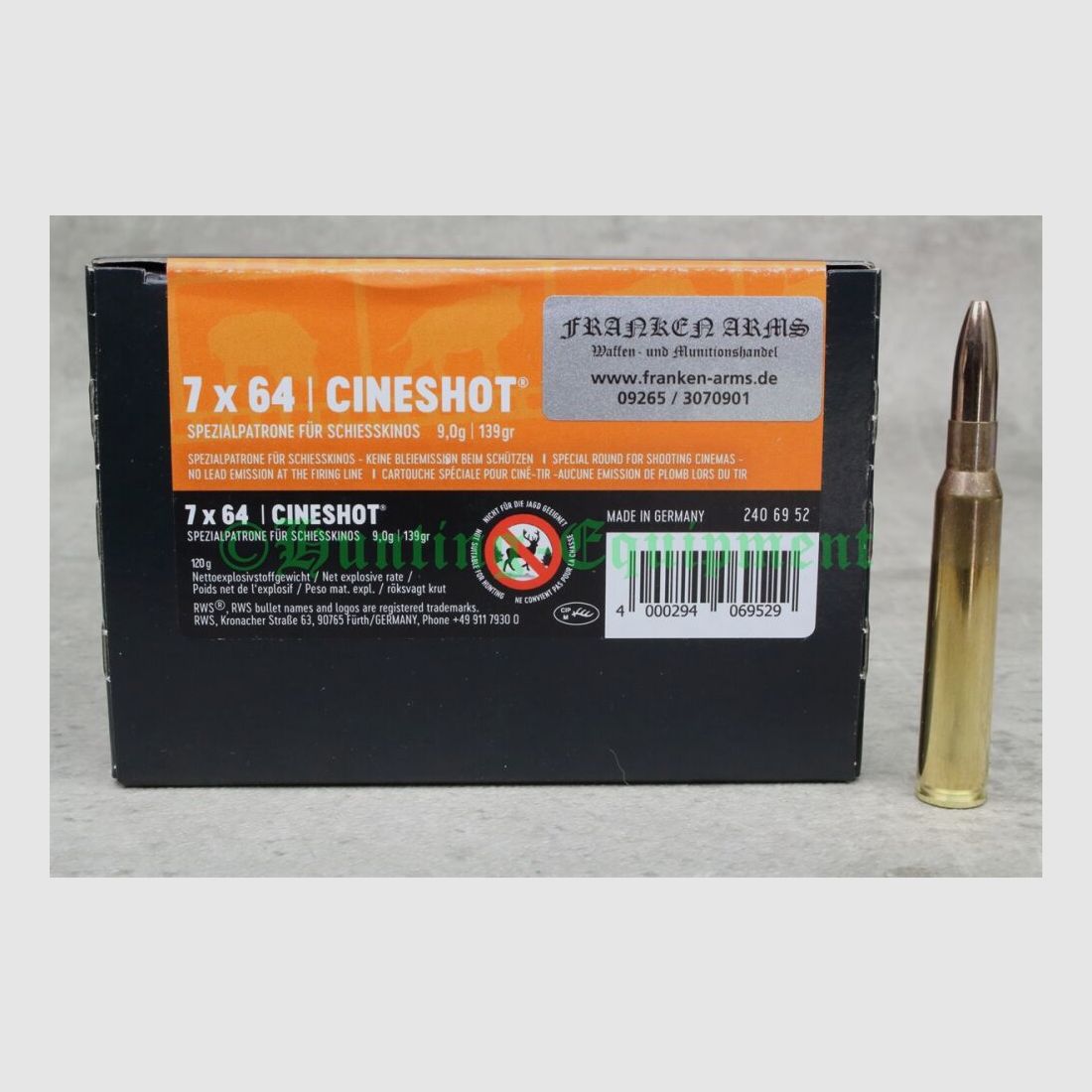 RWS Cineshot 7x64 139gr. 9,0g 30 Stück Staffelpreise