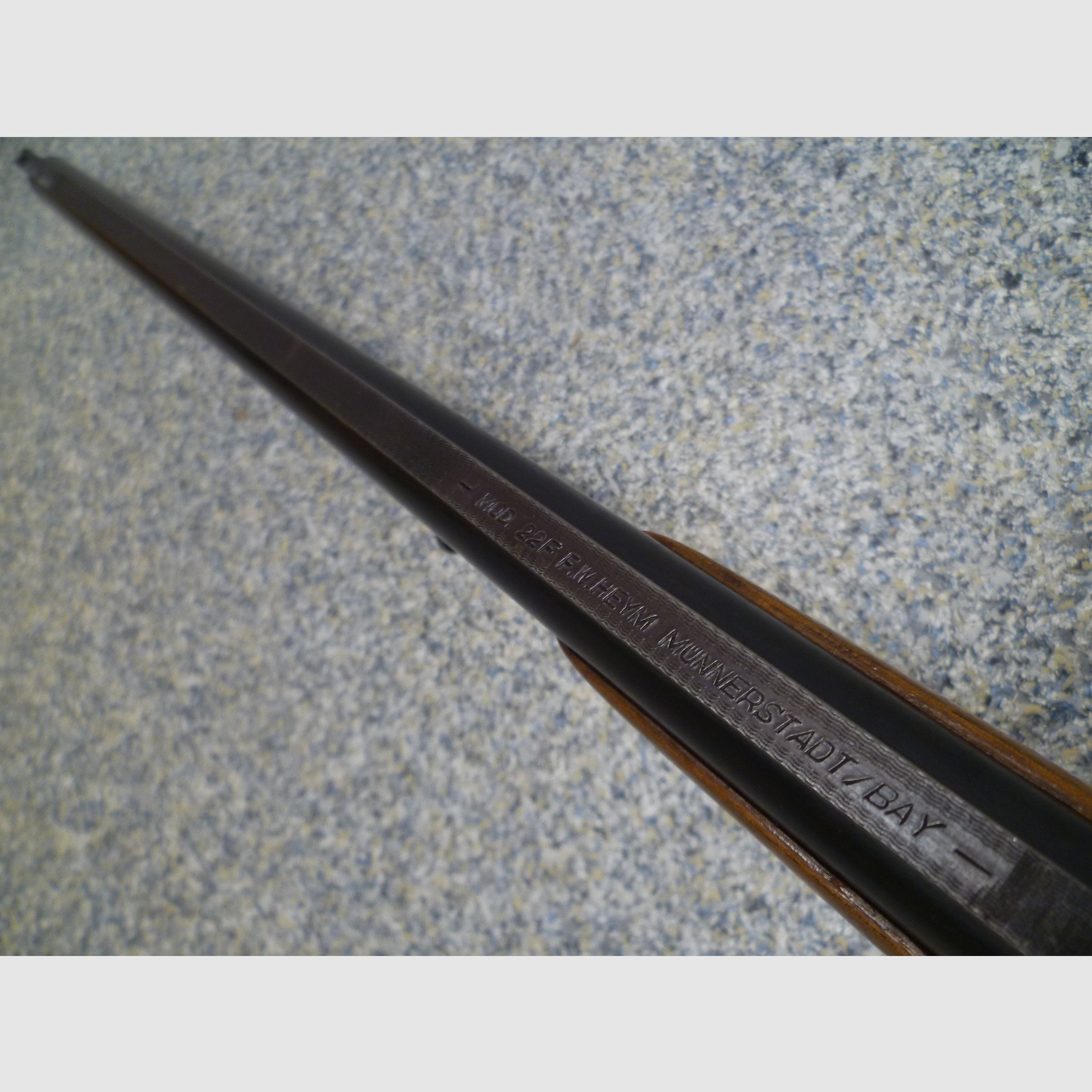 Double-barreled rifle Heym Mod. 22 F .222 Rem.Mag. & 16/70