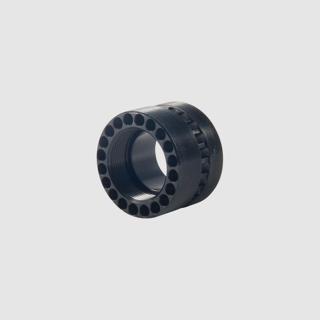 YANKEE HILL MACHINE CO., INC. AR-15 Laufmutter Aluminium Schwarz, Bild 2 von 3