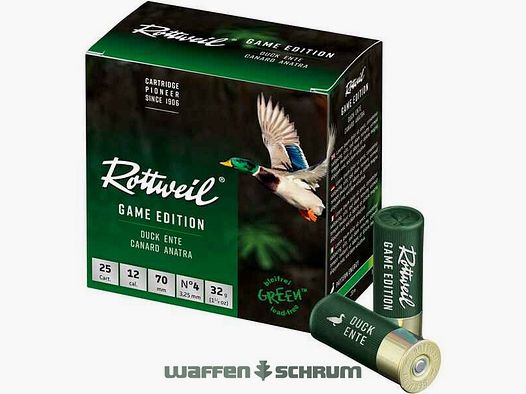Rottweil 12/70 Game Edition Ente Steel 3,25mm - 32g