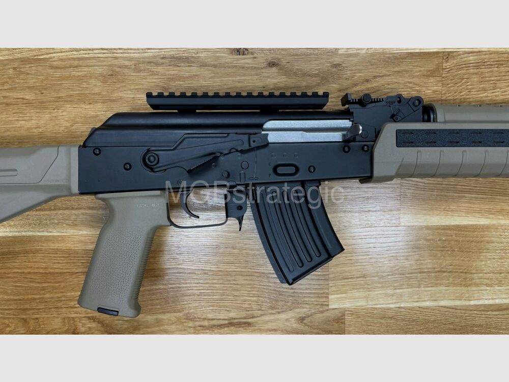 sportief goedgekeurd! WBP Mini Jack Sport - halfautomatisch geweer 7,62x39 25,9 cm loop - met duwschouder! Kwaliteit gemaakt in Polen - Nieuwigheid! - Systeem AKM AK47 AK74 Mini Jack