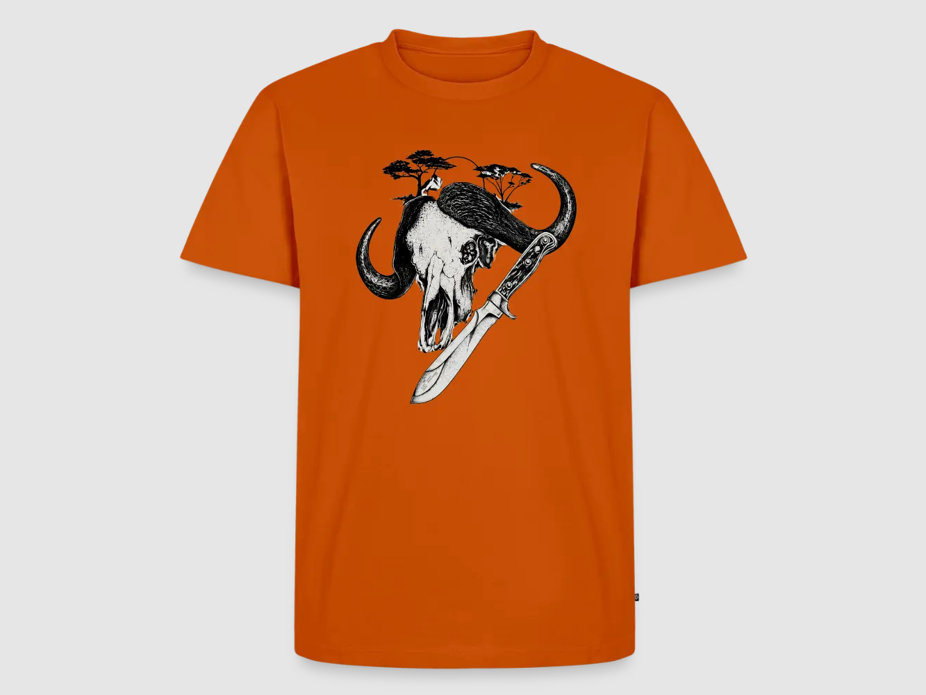 PUMA Heren Premium T-Shirt "White Hunter – Big Game"