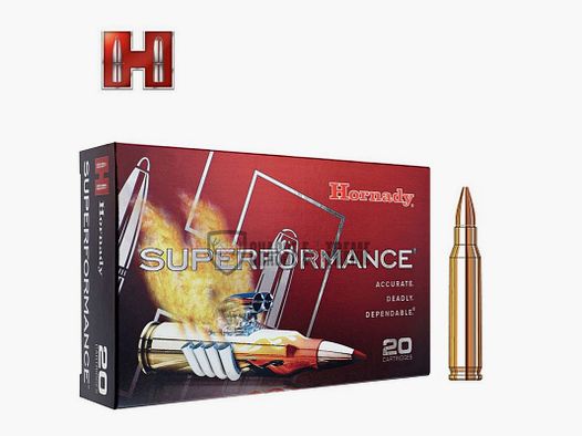 20 Patronen HORNADY Superformance Kal. 5.56 NATO 55 Gr CX