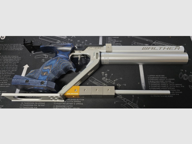 Luftpistole LP 400 Auflage