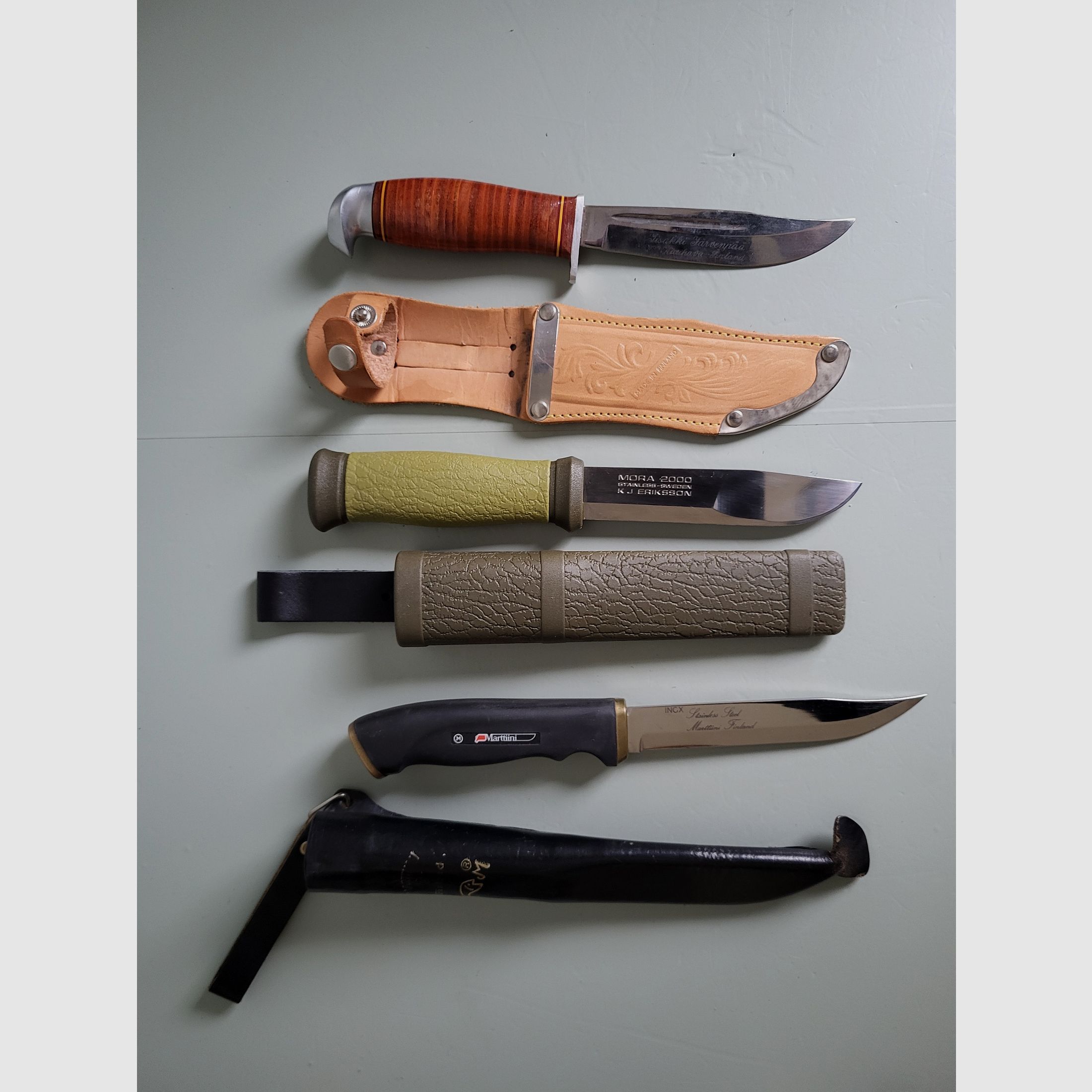 Jagd Messer - Schweden - Finnland - Signierte - Design Messer