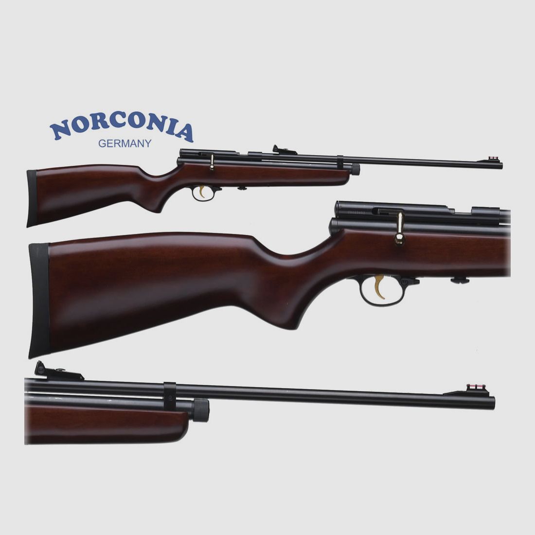 CO2 Gewehr Norconia QB78D Deluxe Fiberoptik-Visierung Kaliber 4,5 mm (P18)