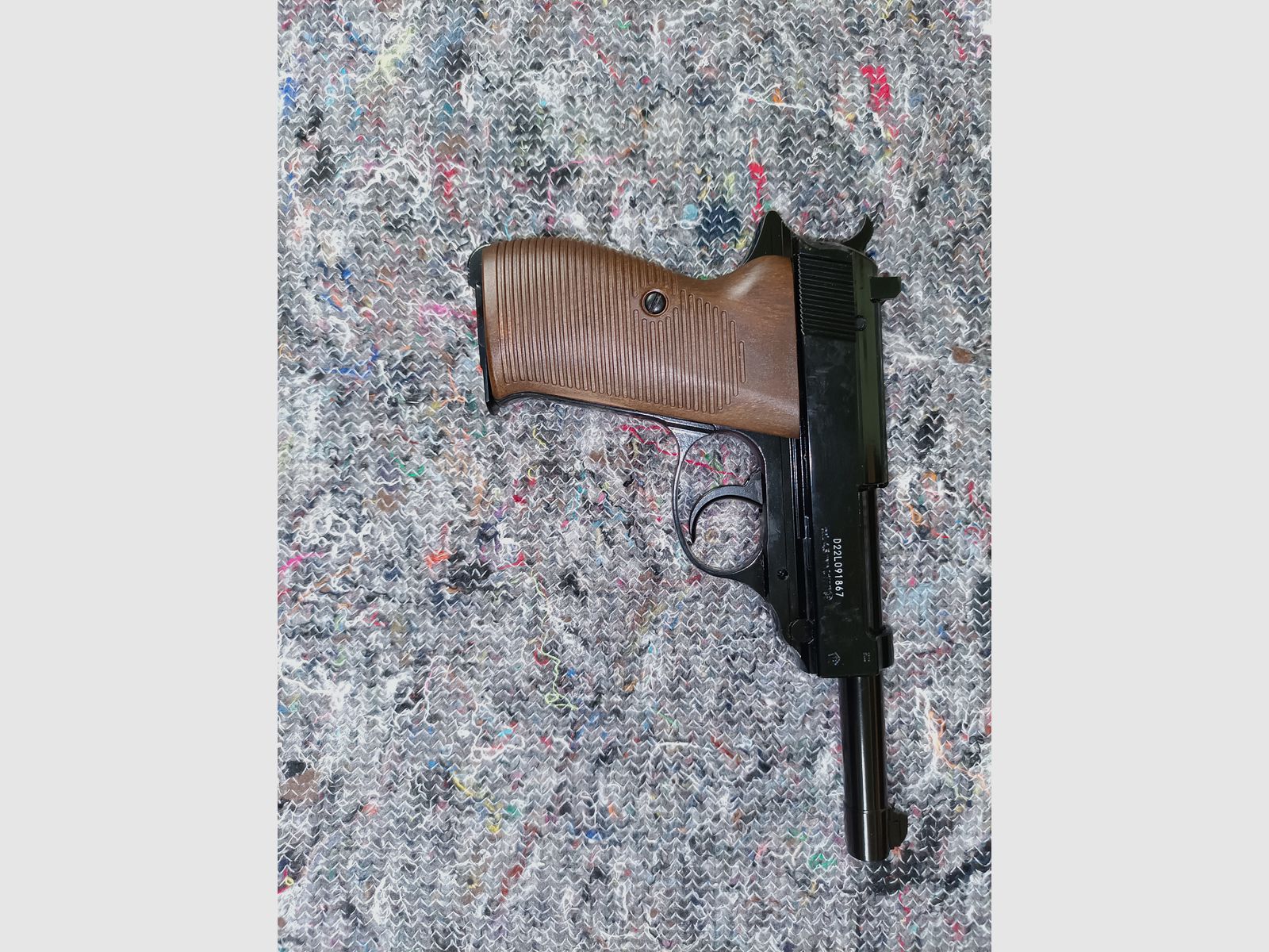 Walther P38 - 4,5 mm stalowe BB Blow Back pistolet Co2