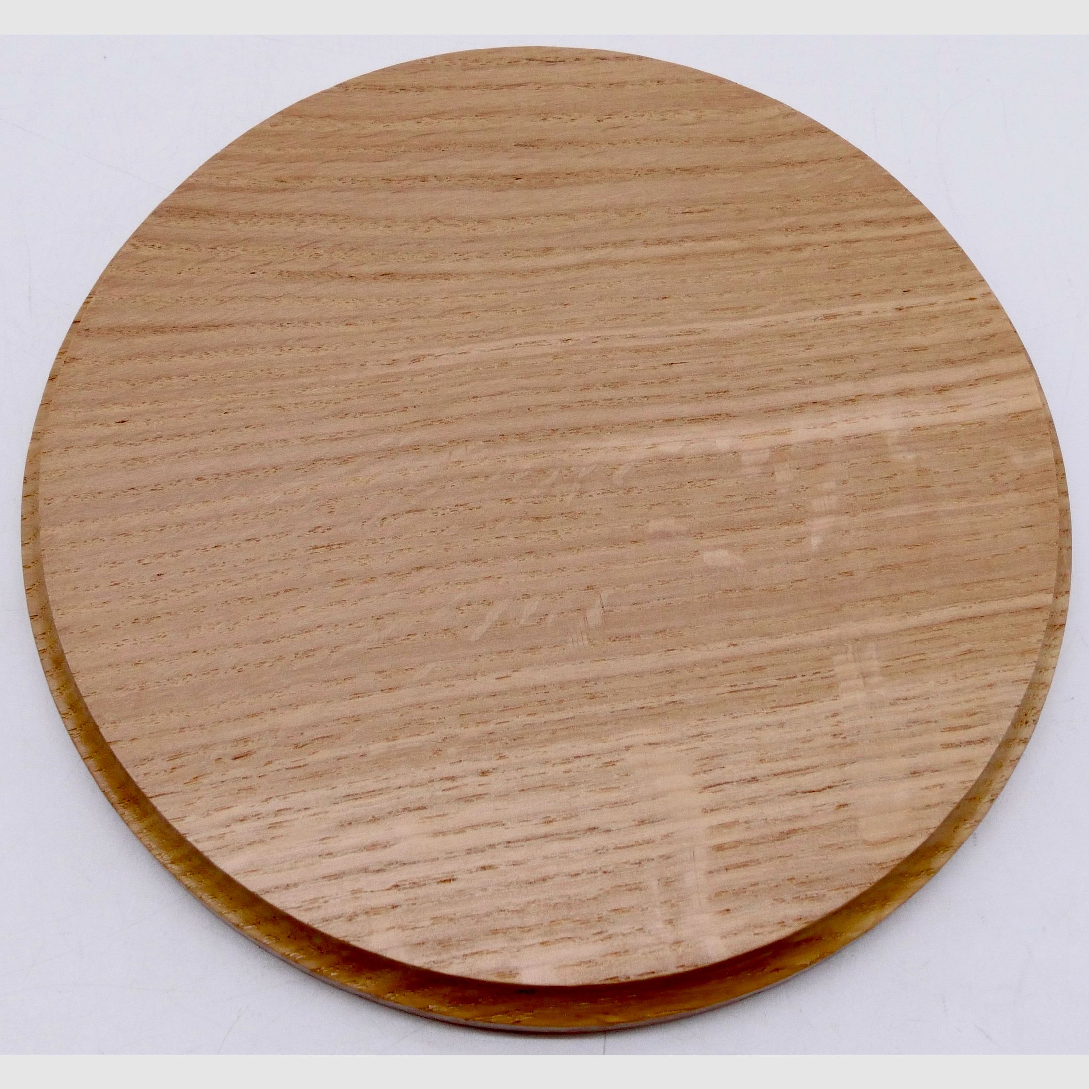 Runde Eichenholzschilder für Keilerwaffen Hell 17 cm