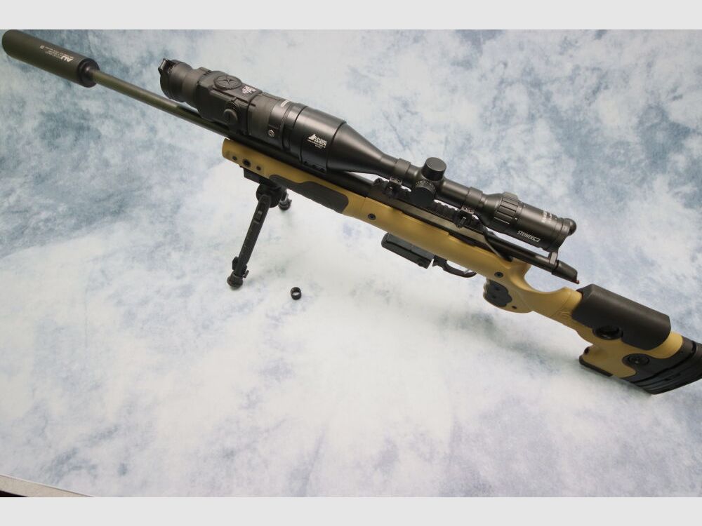 Tikka Komplettangebot T3x GRS Berserk Schaft+Steiner Ranger 4 +Schalldämpfer+Wärmevorsatzgerät Pulsar