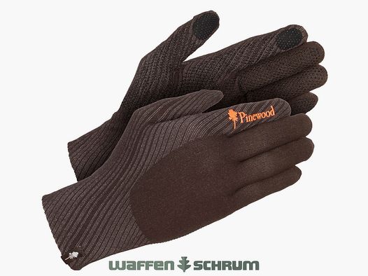 Pinewood Handschuhe Hunters Liner Mossgreen/Dark Brown