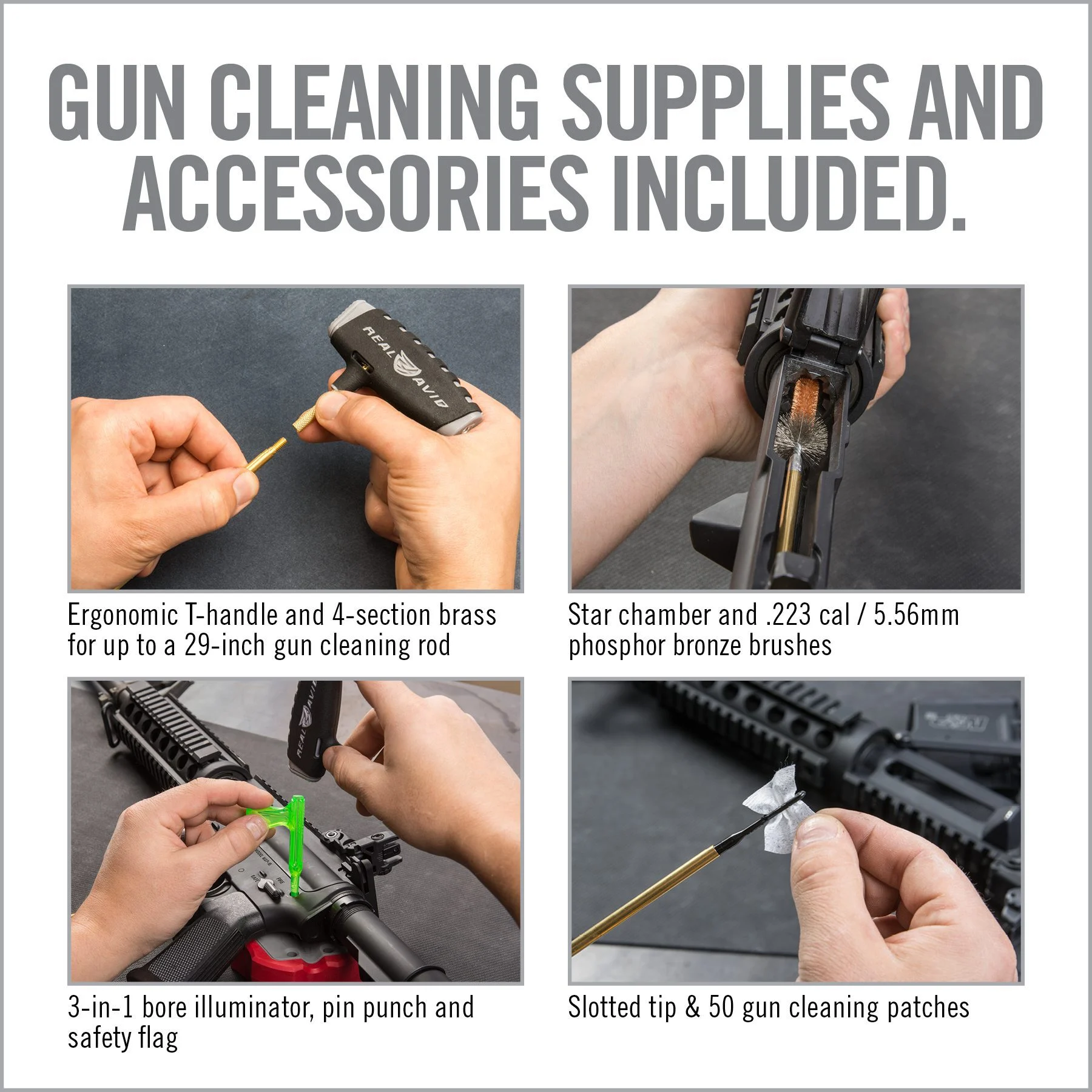 Real Avid Gun Boss Pro AR15 Kit de Nettoyage, image 10 sur 13