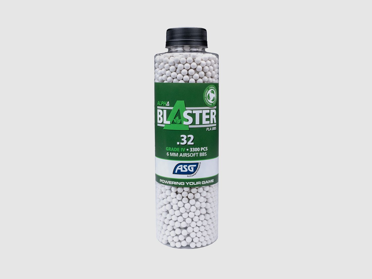 Alpha Blaster PLA 6mm BBs Weiß 0,32 g 3.300 Stück