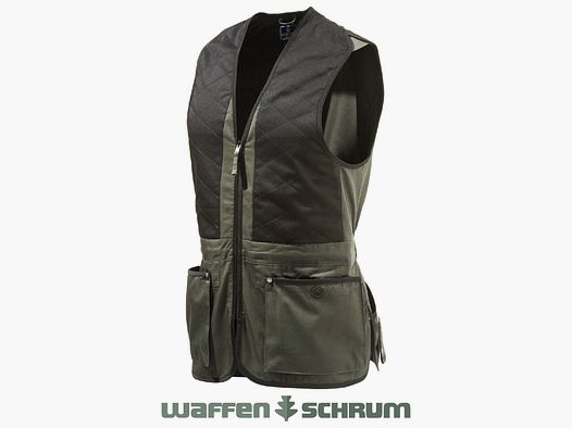 Beretta Giacca da tiro Trap in cotone SMU Verde e nero