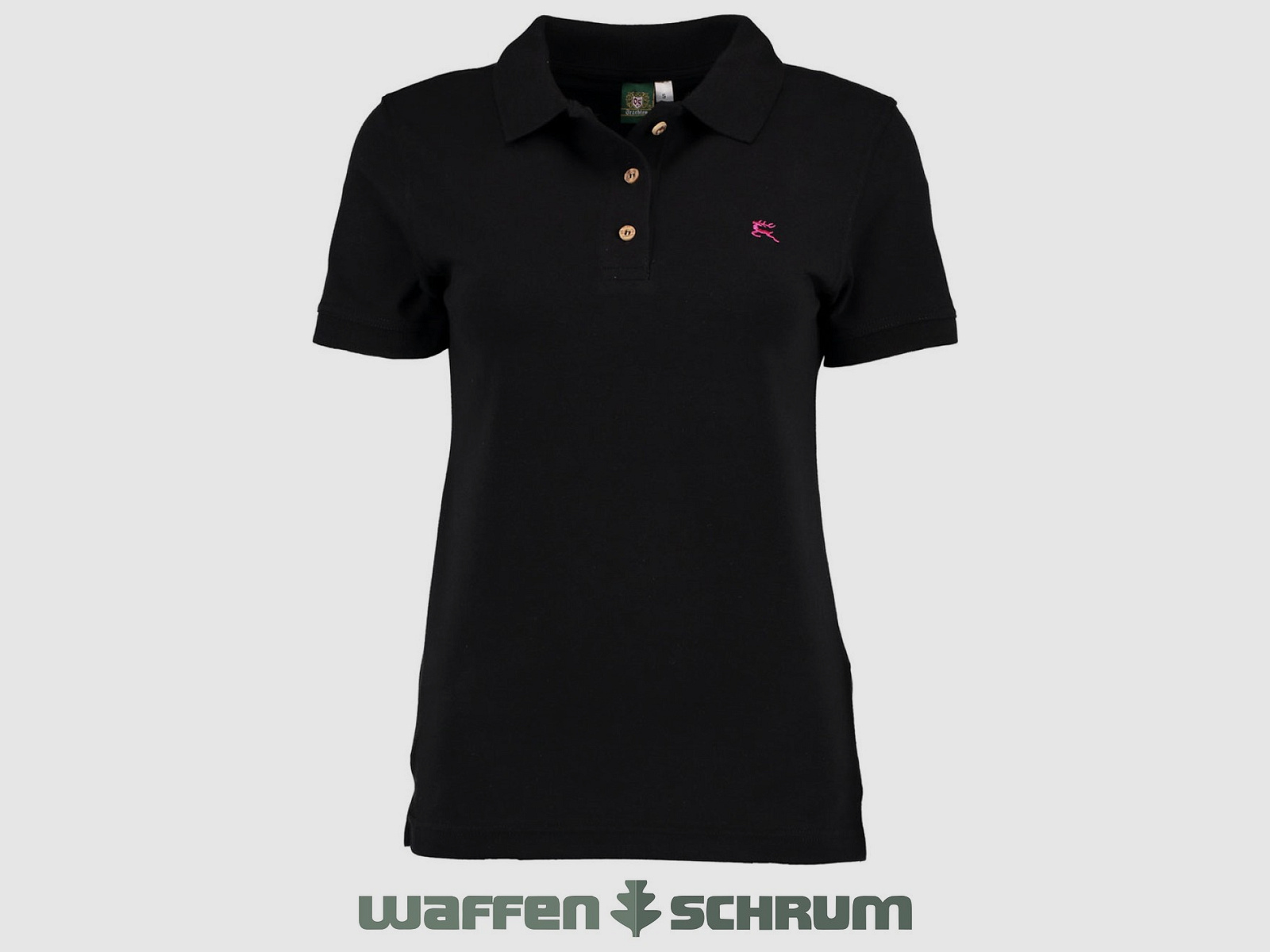 OS Trachten Polo Shirt Deer Embroidery
