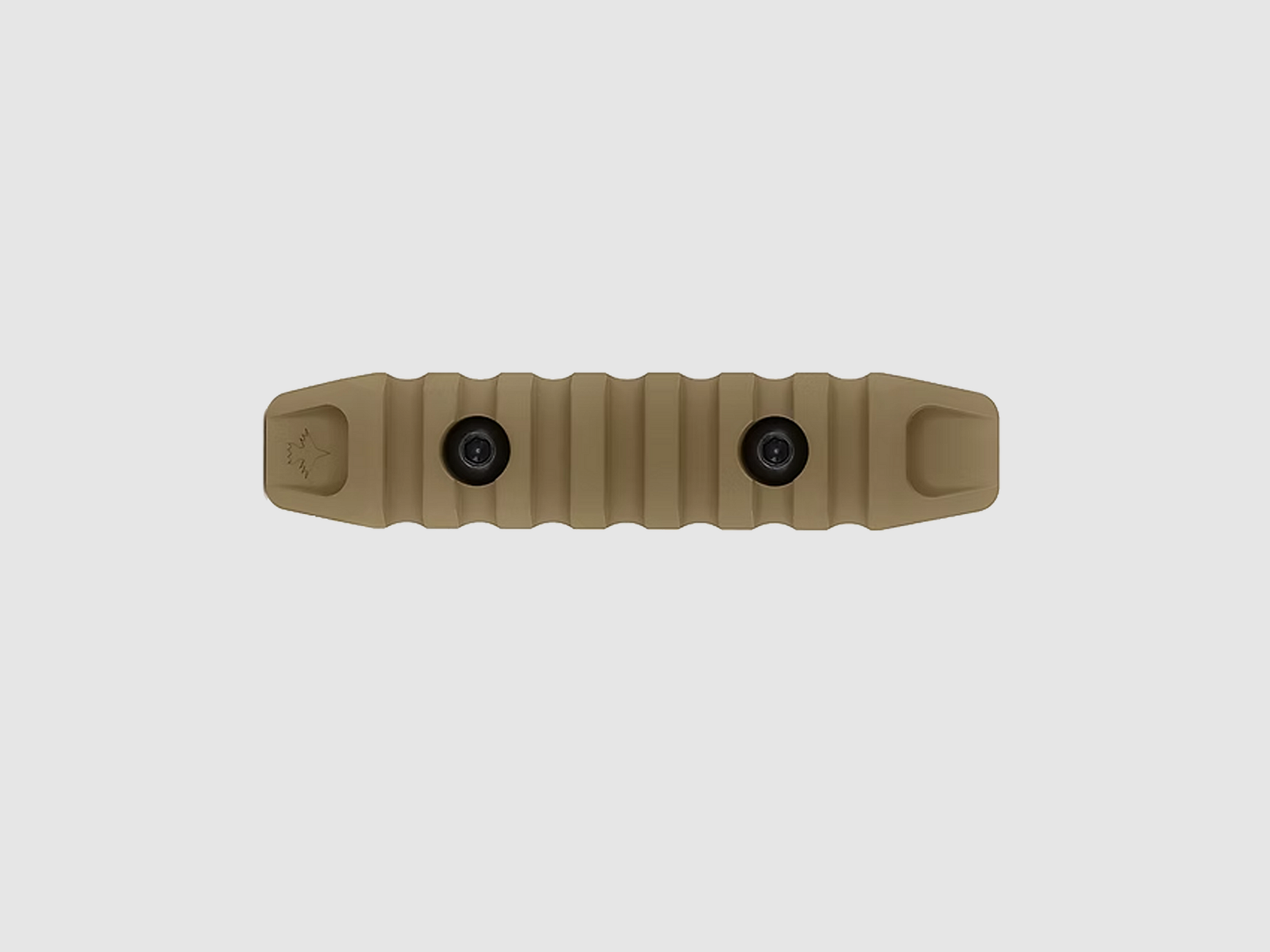 Riel de M-LOK a Picatinny de aluminio, 7 ranuras, biselado, Coyote Tan CRC 9022 - Kruk