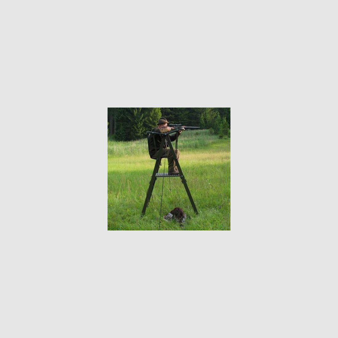 Dreibein Hochsitz 3 m, der perfekte Sitz für die Sauenjagd, Bild 13 von 35