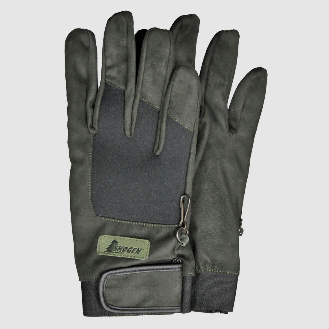 Skogen Jagdhandschuhe Cacciatore Oliv