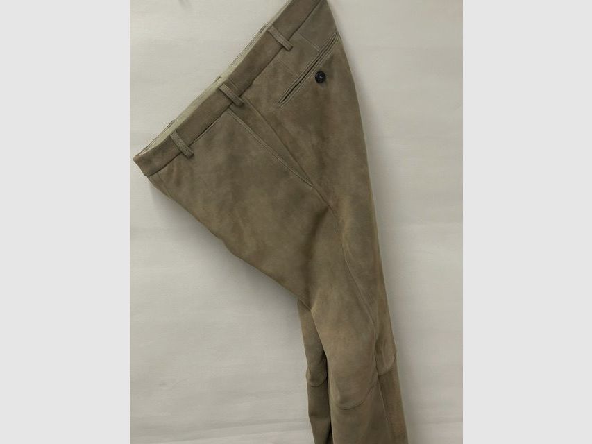 Meindl Hamptons leather trousers in Inka, image 2 of 3